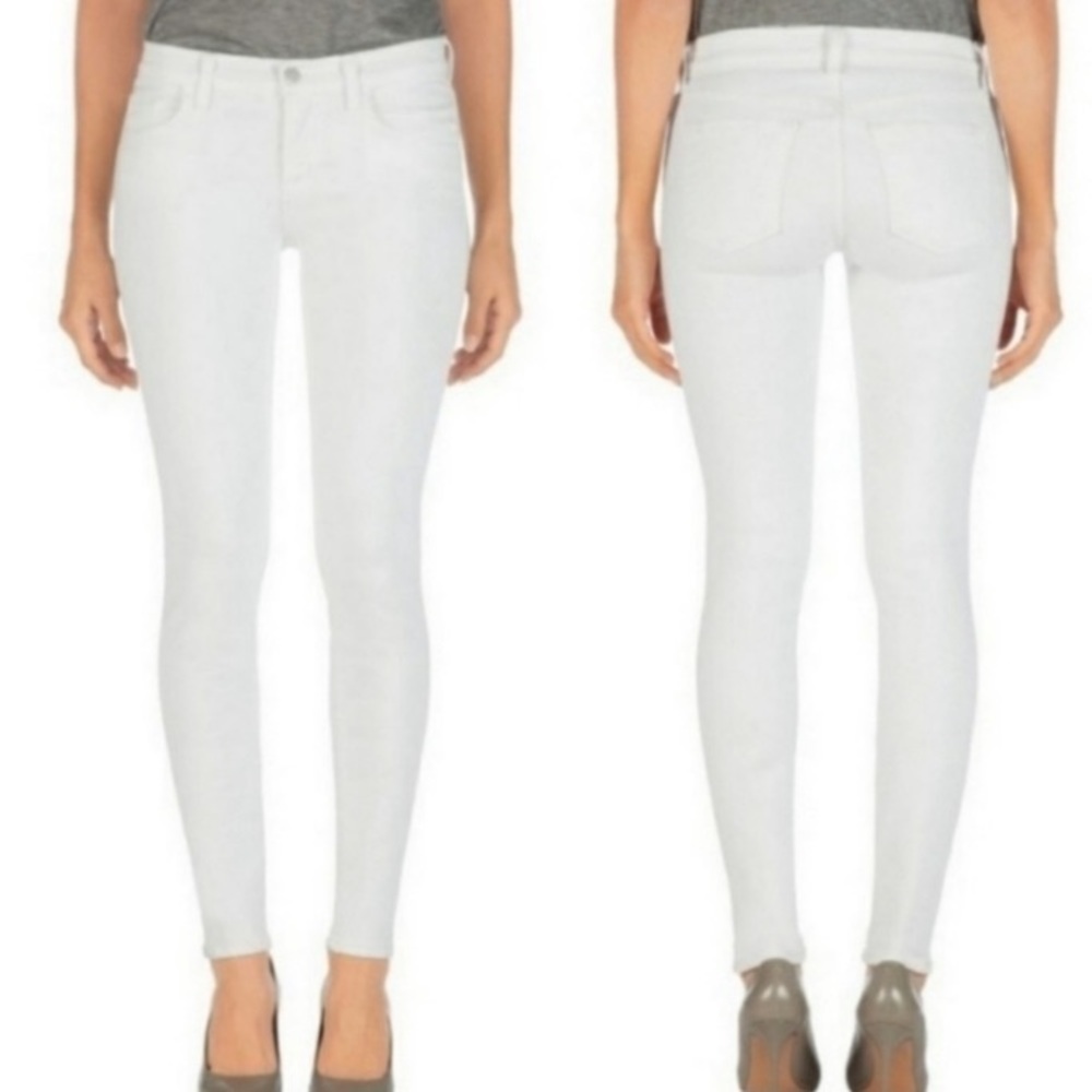 J Brand Low Rise Skinny Leg jeans in Snow size 31